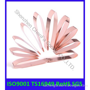 ISO9001 Ts16949 Beryllium Bronze Copper Flat Spring